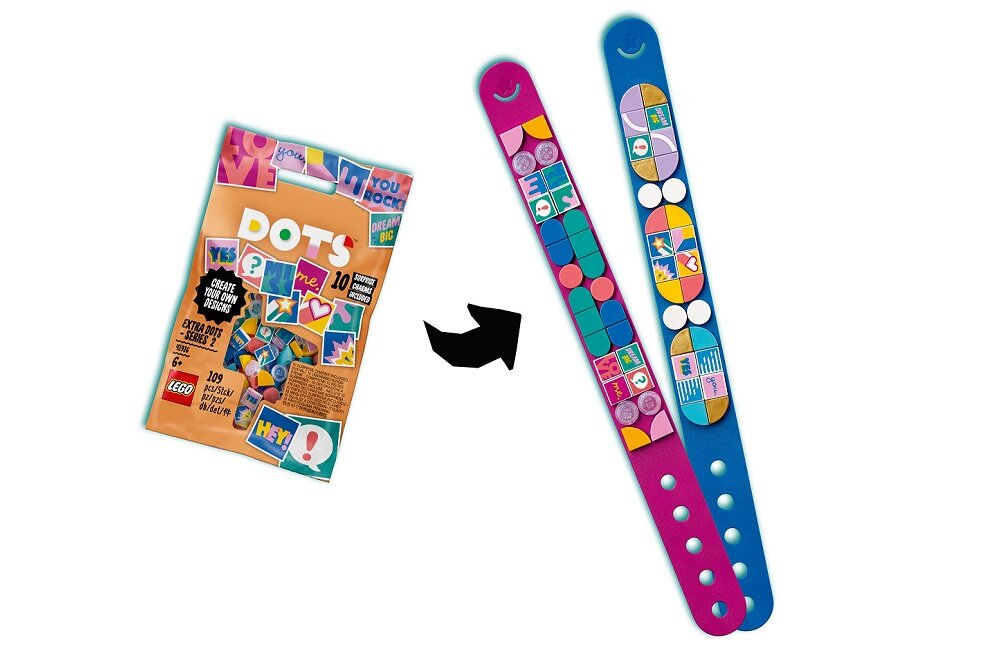 LEGO Dots Dodatki seria 2 41916 emocjonująca zabawa