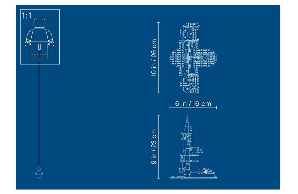 LEGO Disney Zimowe święto w zamku Belli 43180 