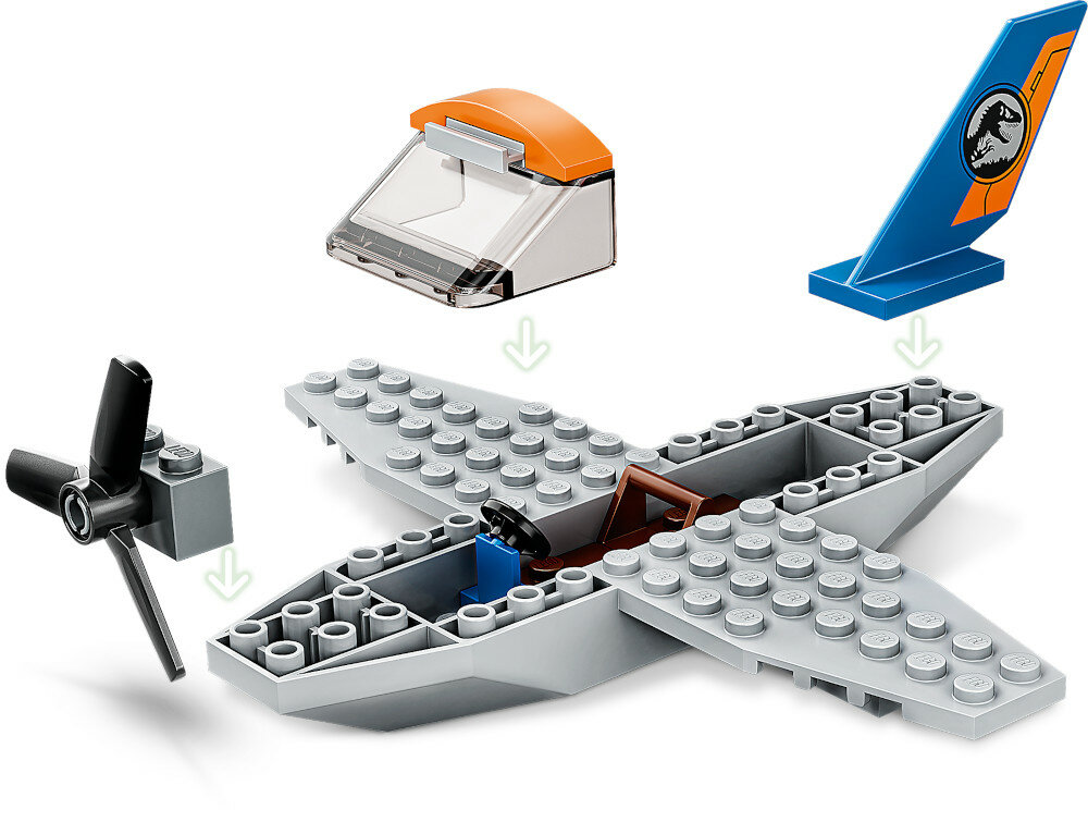 LEGO Jurassic World Welociraptor: na ratunek dwupłatowcem 75942 akcesoria