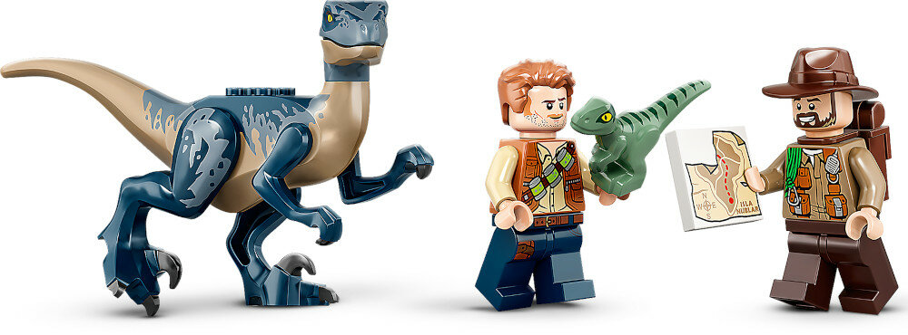 LEGO Jurassic World Welociraptor: na ratunek dwupłatowcem 75942 zabawa minifigurki dinozaury