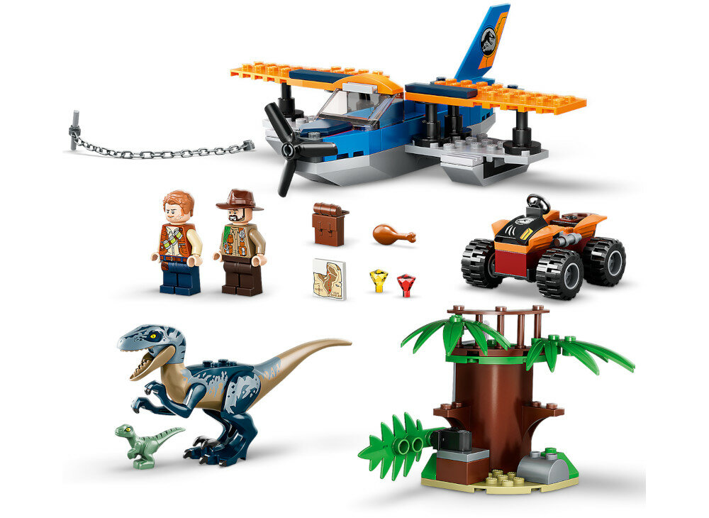 LEGO Jurassic World Welociraptor: na ratunek dwupłatowcem 75942 aplikacja lego life