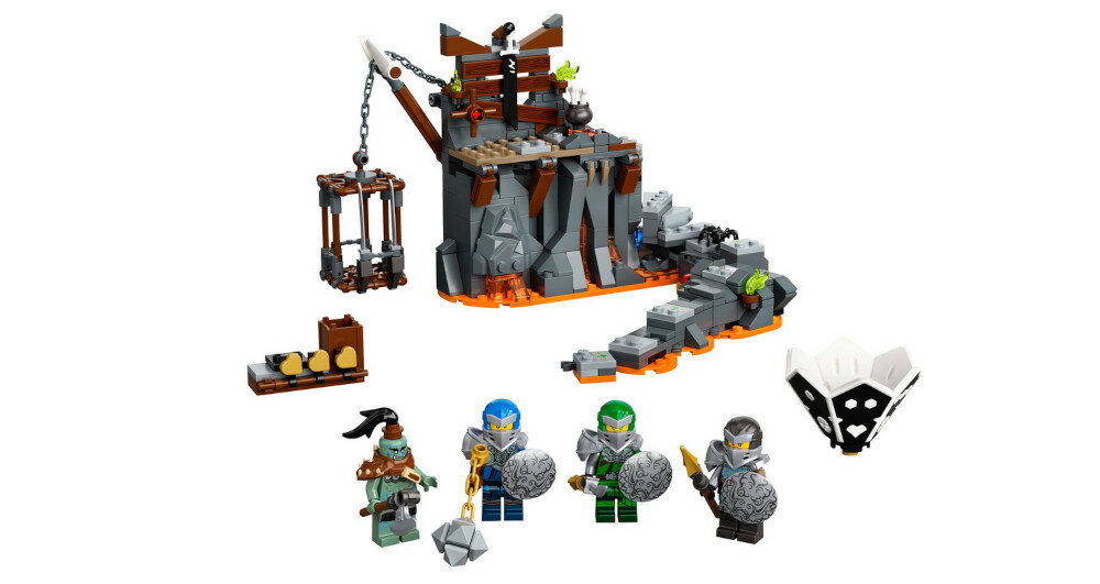 LEGO Ninjago Podróż do Lochów Czaszki 71717 dla siedmioletniego dziecka na prezent NINJAGO
