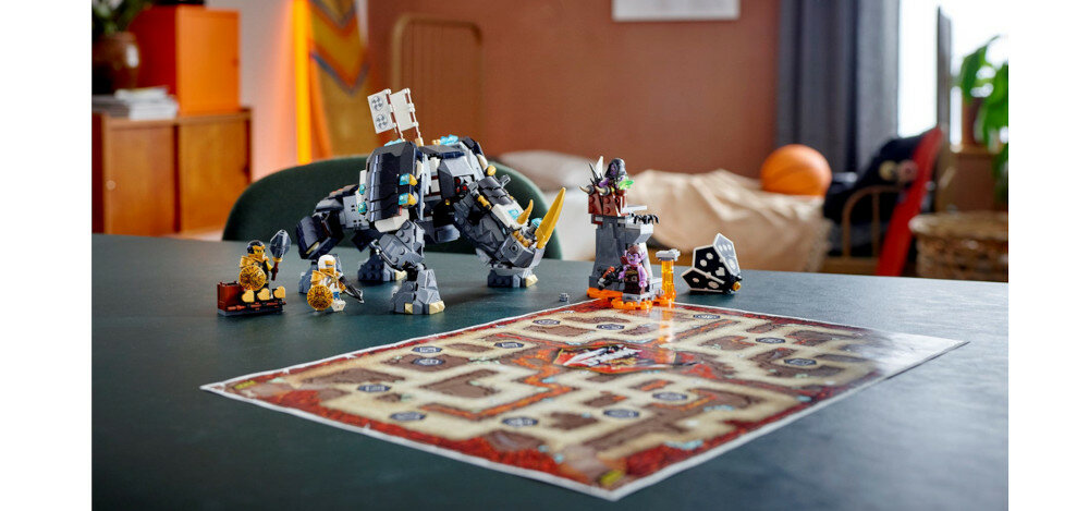 LEGO Ninjago Rogaty stwór Zane'a 71719 gra planszowa łączenie zestawów
