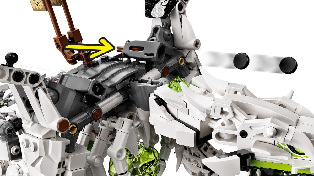 LEGO Ninjago Smok szkieletowego czarownika - mechanika