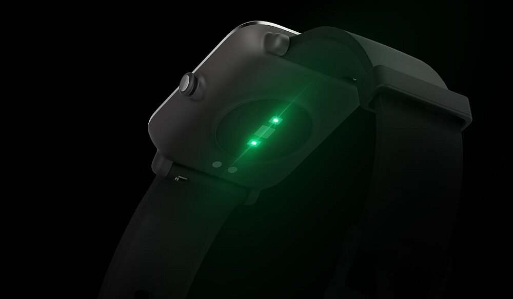 Smartwatch AMAZFIT Bip S czujniki sport ćwiczenia puls tętno 