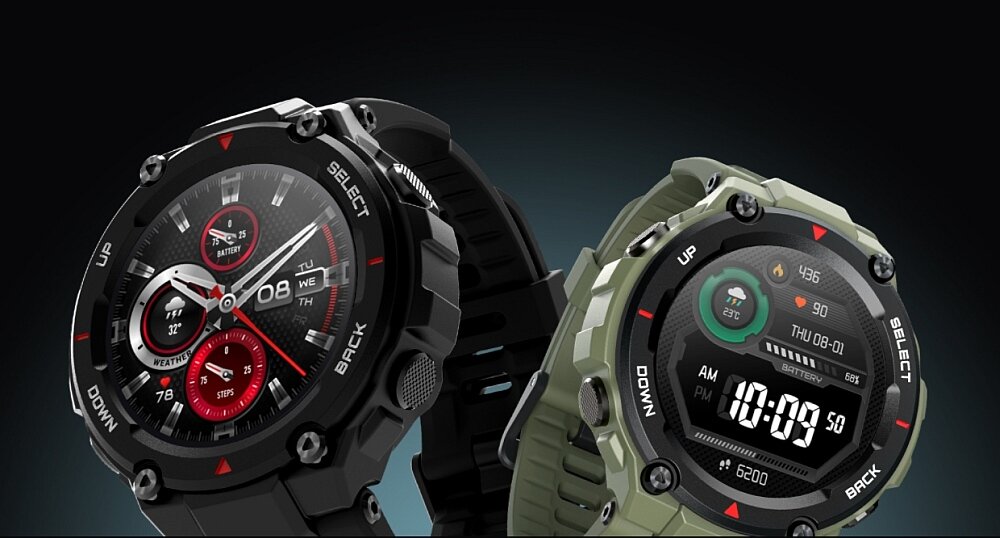 Smartwatch AMAZFIT T-Rex opis cechy parametry specyfikacja dane