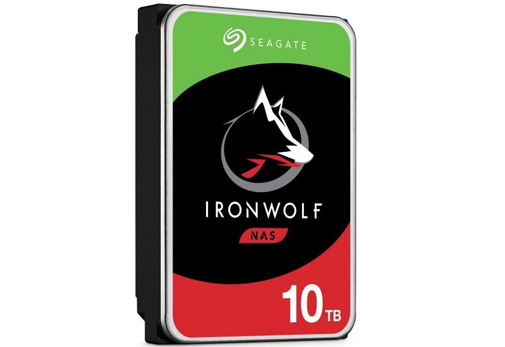 Dysk SEAGATE IronWolf 10TB HDD - wydajność 10TB pamięci transfer danych 210 MB/s funckjonalna platforma sprzętowa
