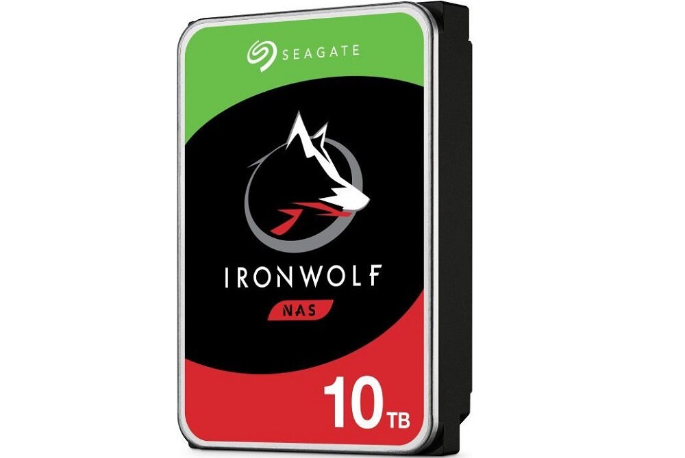 Dysk SEAGATE IronWolf 10TB HDD - standardowe wymiary 147 x 101.85 x 26.11 mm realtywnie niska waga 650 gram