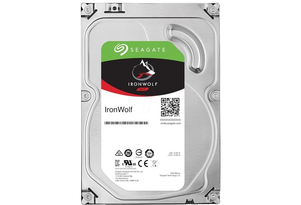 Dysk SEAGATE IronWolf 3TB HDD - systemy NAS niezawodna wydajność układu 3TB pamięci prędkość zapisu odczytu 180 MB/s