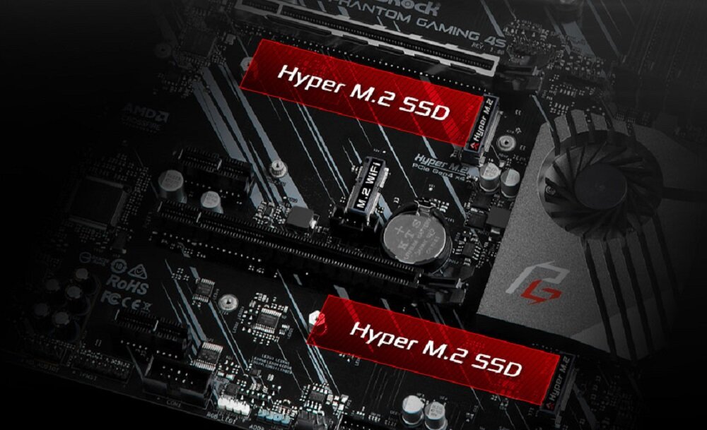 Płyta główna ASROCK X570 Phantom Gaming 4S - technologia raid