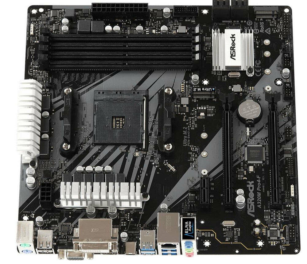 ASROCK A320M Pro4-F Płyta główna - niskie ceny i opinie w Media Expert