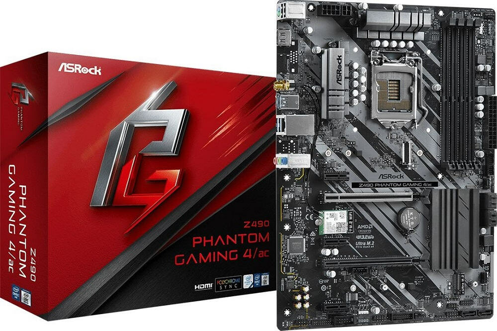Płyta główna ASROCK Z490 Phantom Gaming 4-ac - baza dla komputera