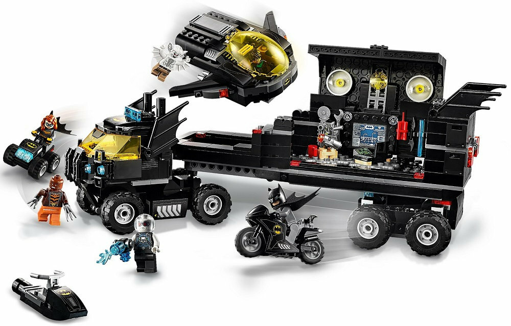 LEGO Batman Mobilna baza Batmana 76160 - Mobilna baza batmana BatQuad Batjet rozkładane skrzydła