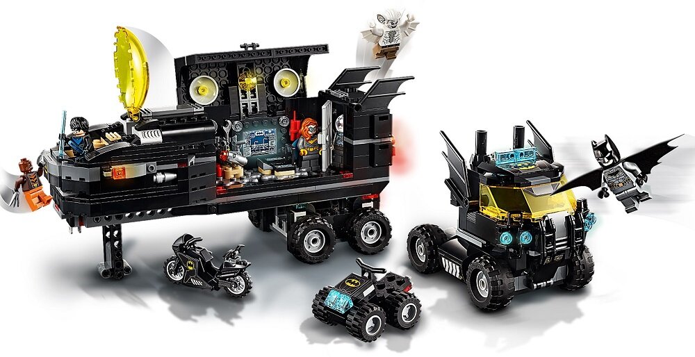 LEGO Batman Mobilna baza Batmana 76160 - klocki i figurki dla miłośników tajemna baza
