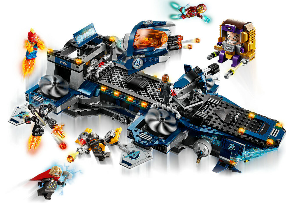 LEGO Marvel Super Heroes Avengers Lotniskowiec 76153 wyglad front