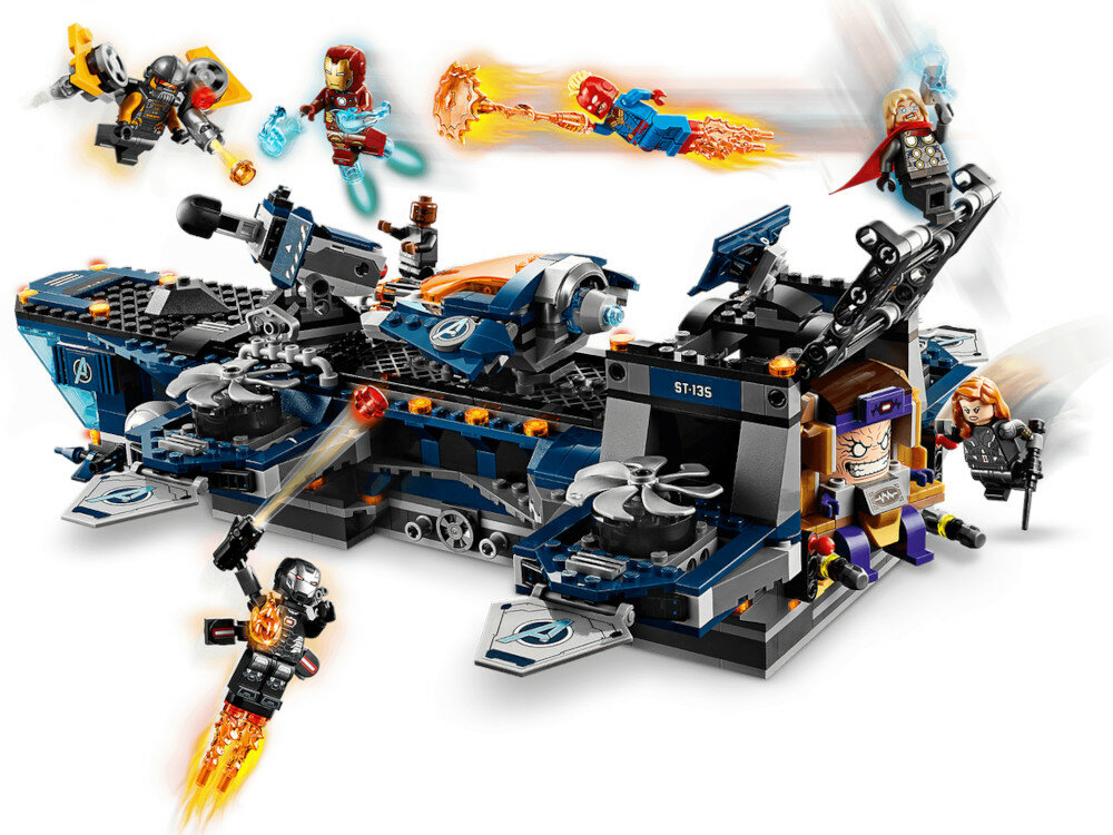 LEGO Marvel Super Heroes Avengers Lotniskowiec 76153 Venomozaur wysokosc
