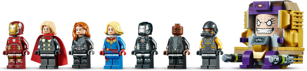 LEGO Marvel Super Heroes Avengers Lotniskowiec 76153 minifigurki pojazd spider mana
