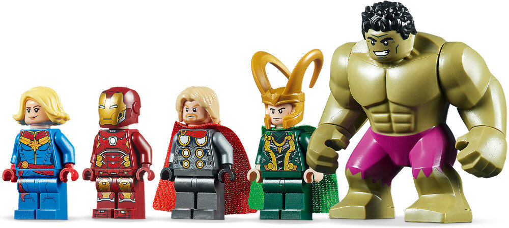 LEGO Marvel Super Heroes Avengers Gniew Lokiego 76152 minifigurki pojazd spider mana