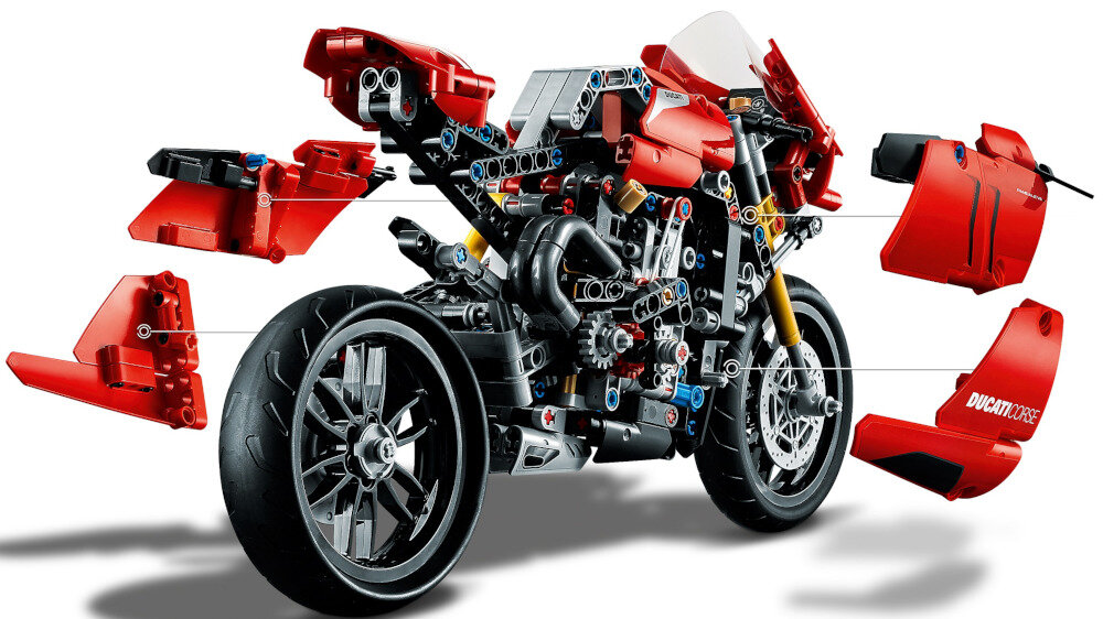 LEGO Technic Ducati Panigale V4 R 42107 - funkcja edukacyjna