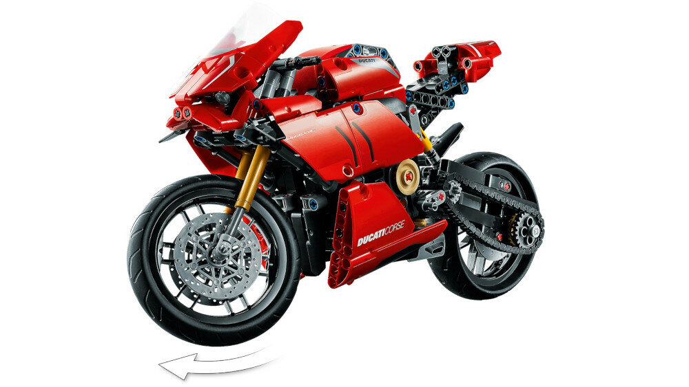 LEGO Technic Ducati Panigale V4 R 42107 - mechanizmy