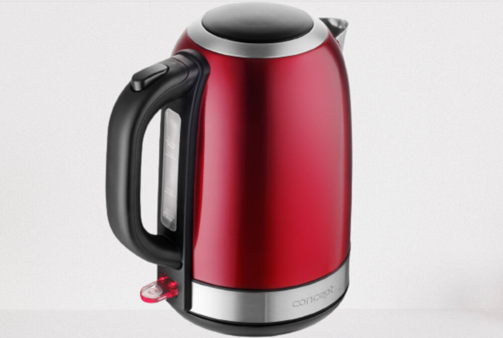 Czajnik CONCEPT RK3243 Czerwony potrojny system bezpieczenstwa