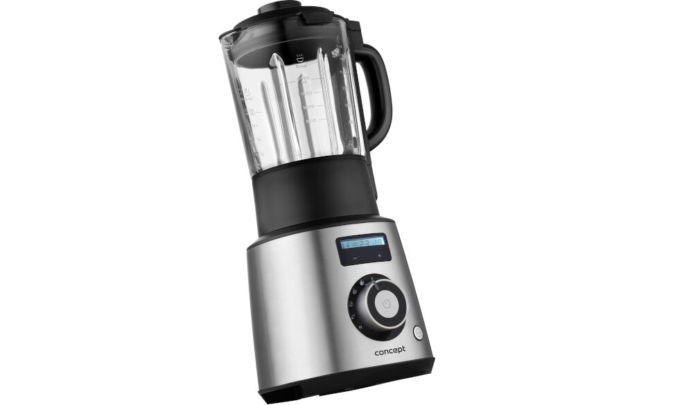 Blender kielichowy CONCEPT Cook Multi SM1000 (Gotujący) funkcja keep warm sygnal dziekowy po zakoczeniu wylacza sie intensywnosc czas mozliwosc trybu recznego