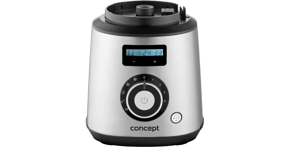 Blender kielichowy CONCEPT Cook Multi SM1000 (Gotujący) zastosowanie funkcja gotowania 2 czynnosci jednoczescie zupy sosy latwo szybko 4 automatyczne programy