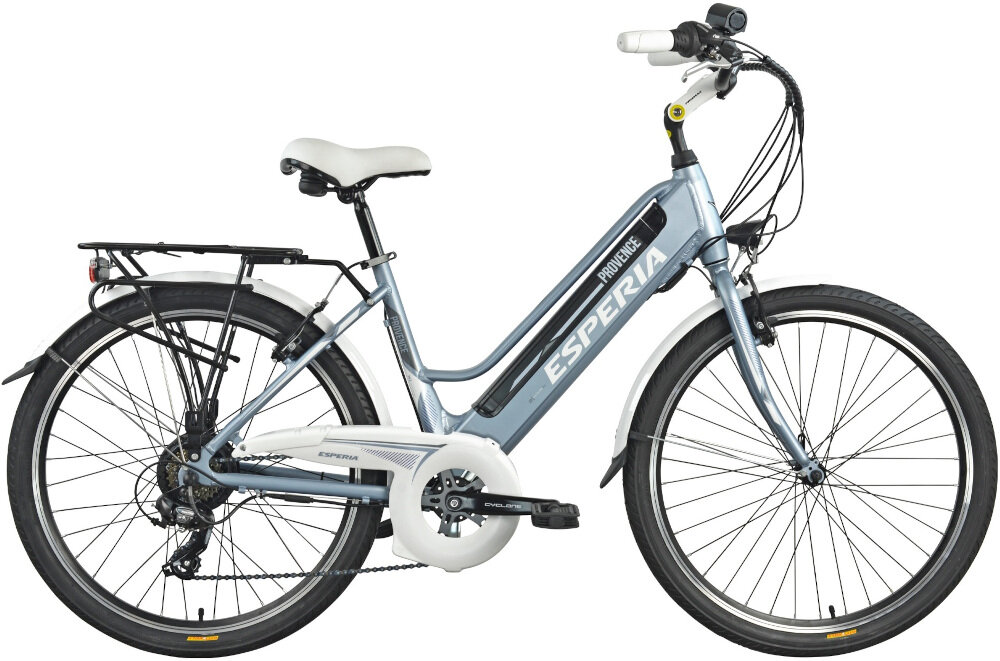 Rower elektryczny ESPERIA Provence D17 Jasnoniebieski mat wyglad front