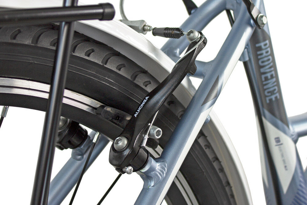 Rower elektryczny ESPERIA Provence D17 Jasnoniebieski mat  - hamulec tarczowy