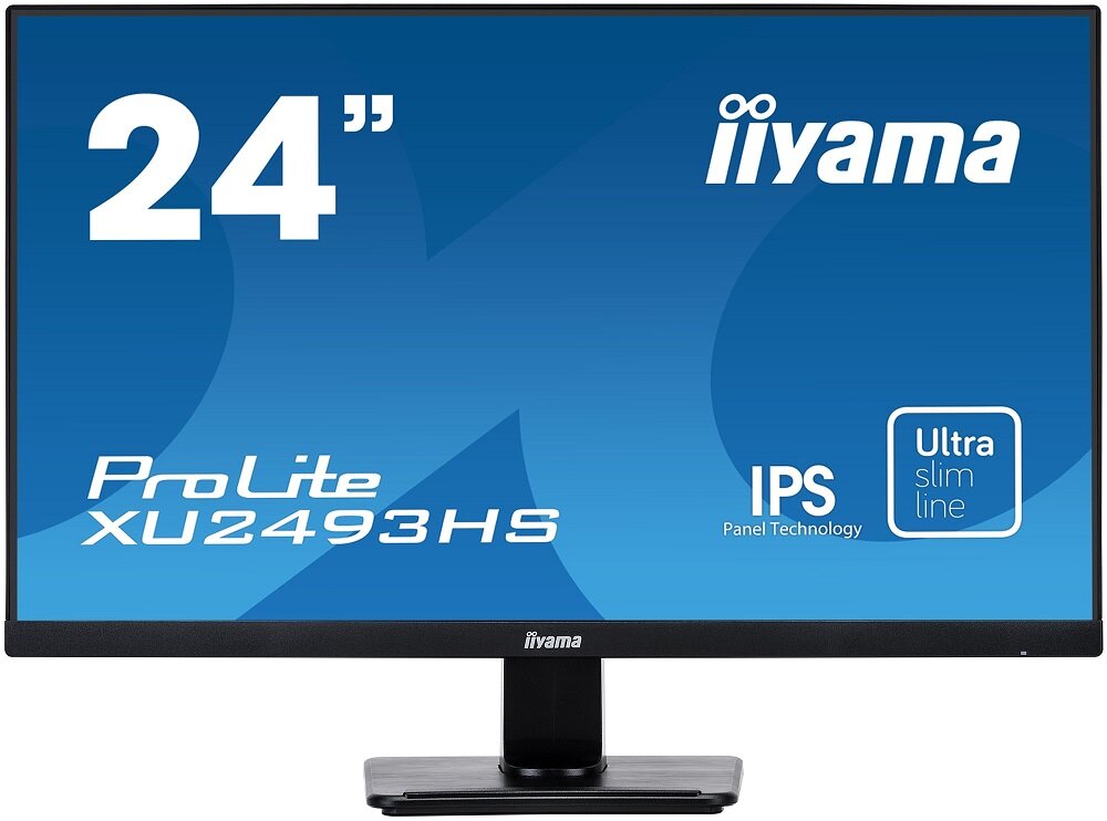 Monitor IIYAMA XU2493HS-B1 - wygląd ogólny wysoka rozdzielczość VESA