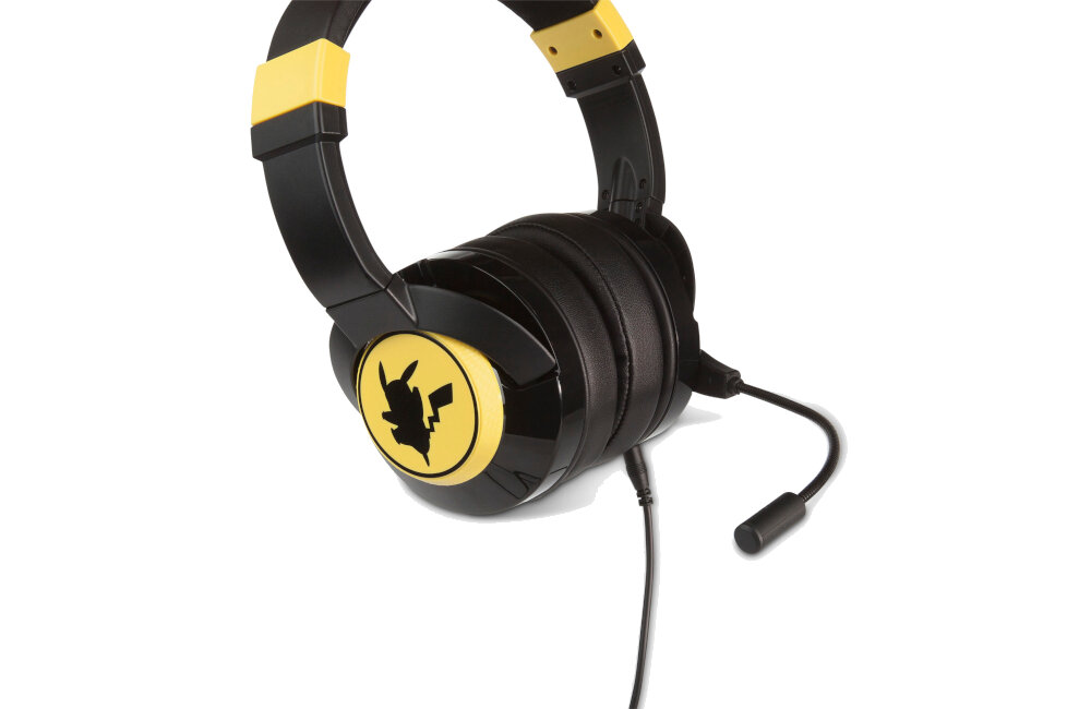 SŁUCHAWKI UNIWERSALNE POWERA PRZEWODOWE POKEMON PIKACHU SILHOUETTE kabel