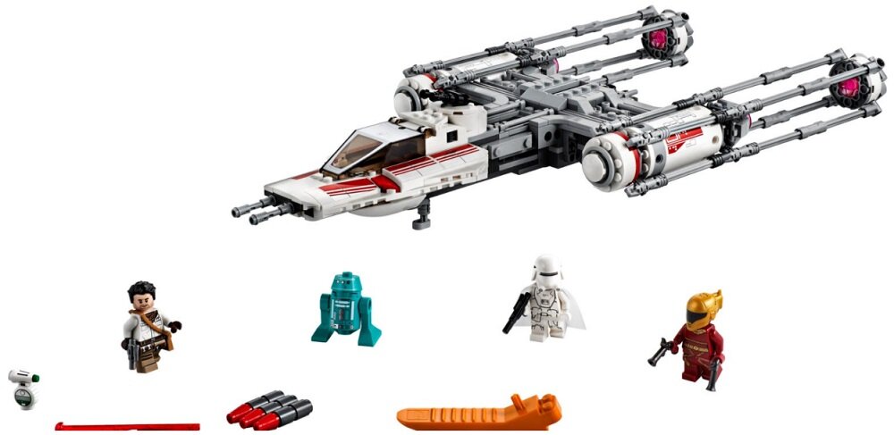 LEGO Star Wars Myśliwiec Y-Wing Ruchu Oporu 75249 wyposażenie kolorsytka dla dziecka