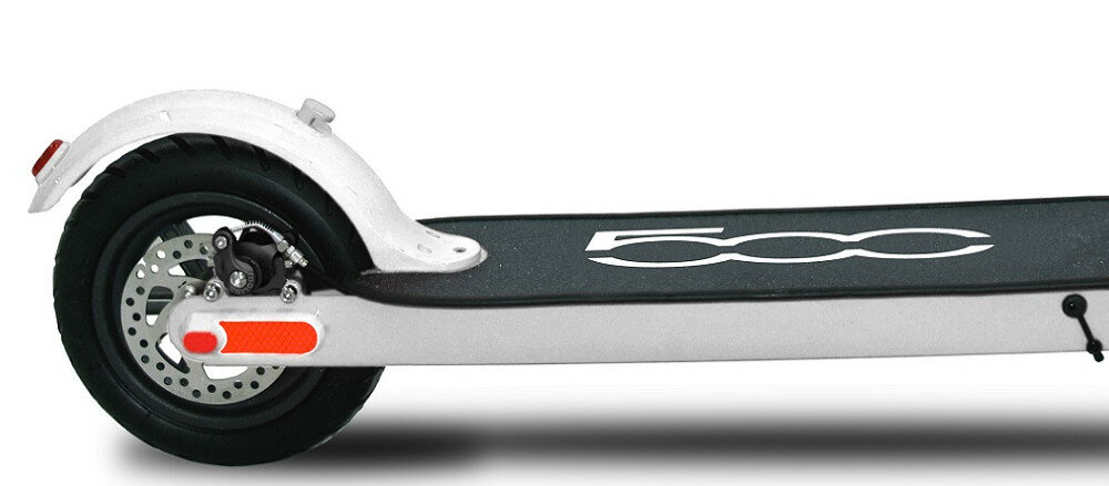 Hulajnoga elektryczna FIAT F500 F85W Biały wyswietlacz hamulce odblaski