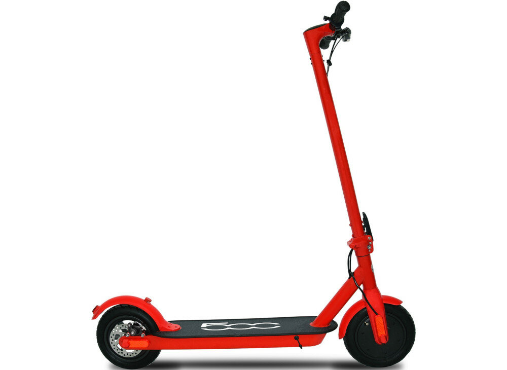 Hulajnoga elektryczna FIAT F500 F85R Czerwony wyglad bok front