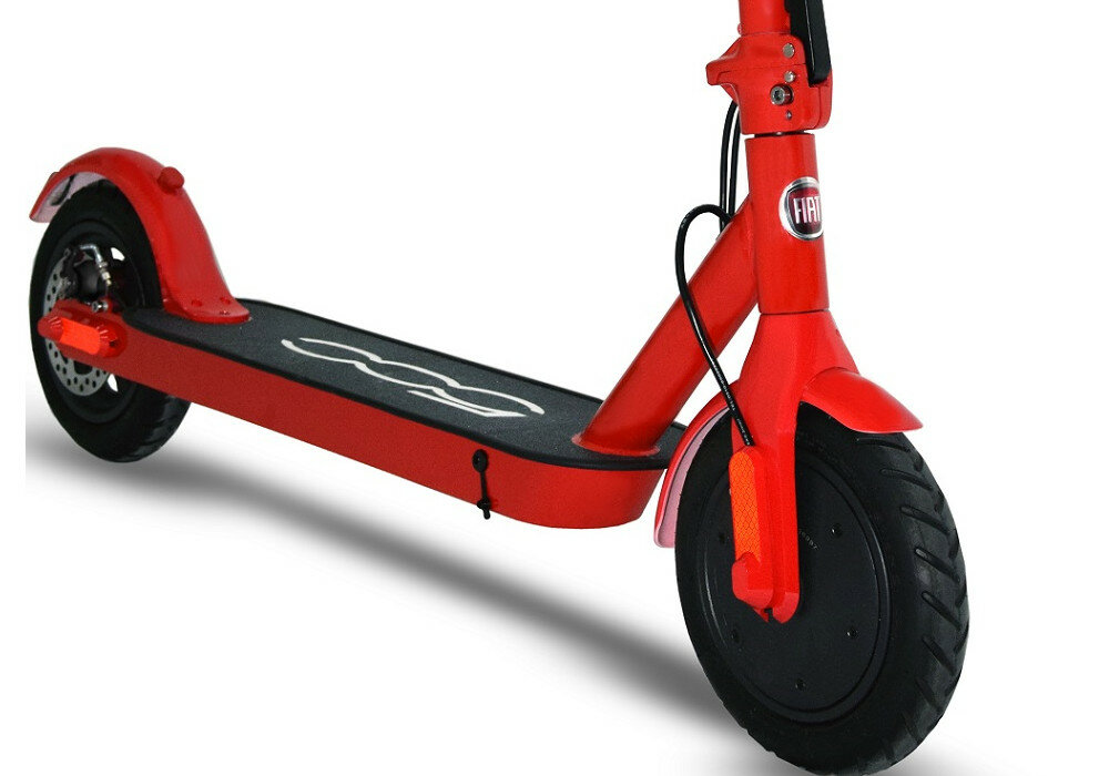 Hulajnoga elektryczna FIAT F500 F85R Czerwony wodoodpornosc stal ladowanie