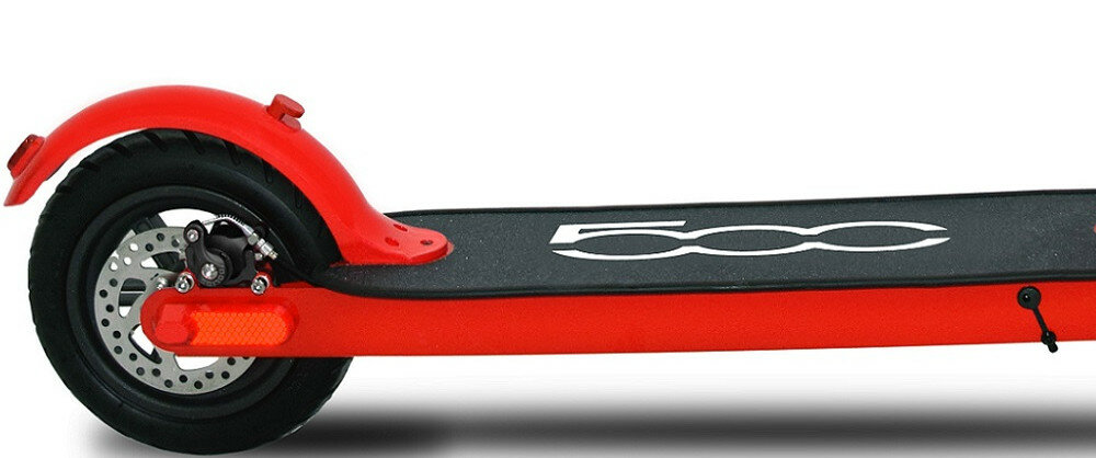 Hulajnoga elektryczna FIAT F500 F85R Czerwony wyswietlacz hamulce odblaski