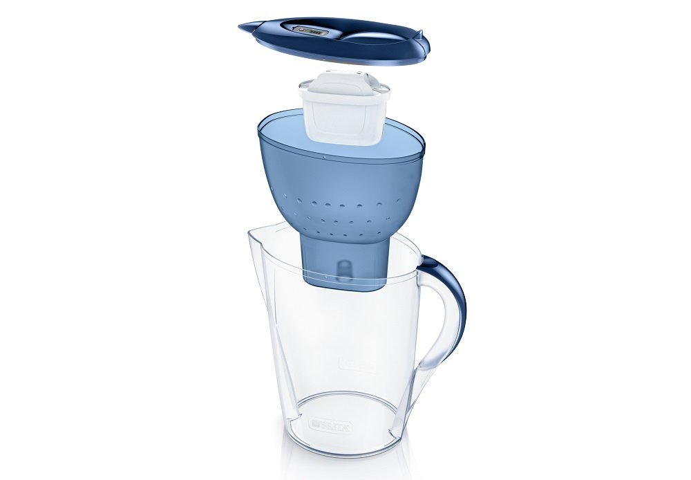 Dzbanek-filtrujący-BRITA-Marella-XL-Niebieski woda bez kamienia