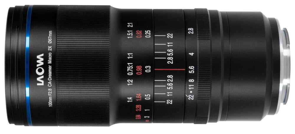 Obiektyw Laowa CA-Dreamer 100 mm f/2,8 Macro 2:1 widok z boku