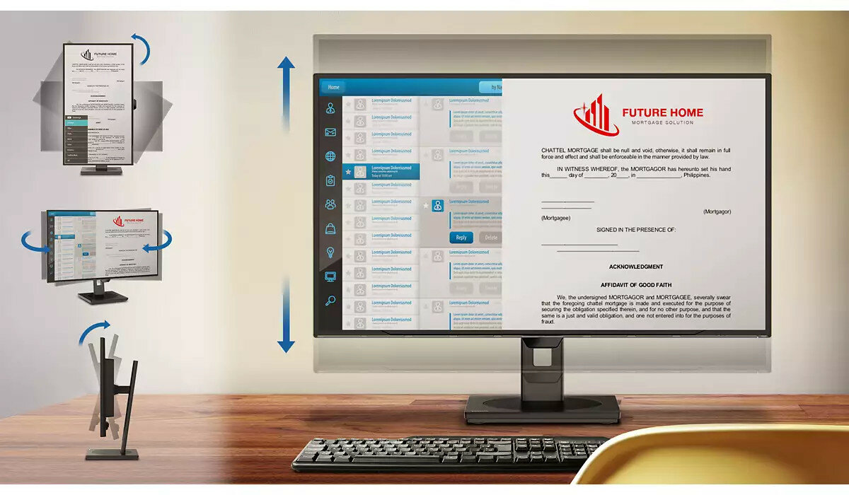 Monitor PHILIPS S-Line 242S1AE - SmartErgoBase