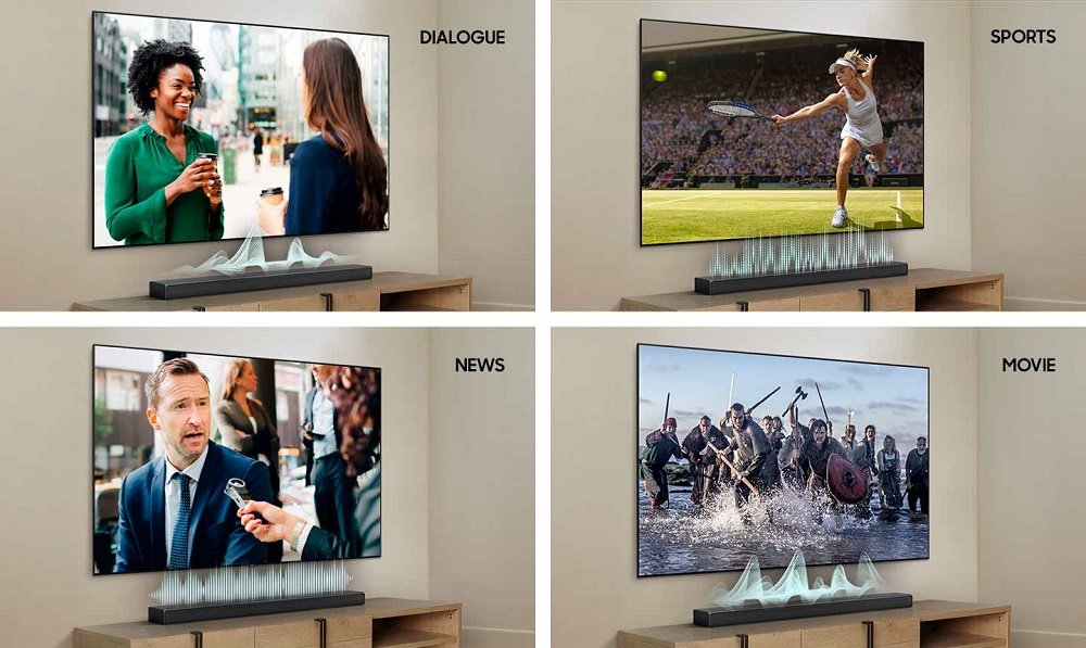 Soundbar SAMSUNG HW-Q800T Adaptacja dzwięku