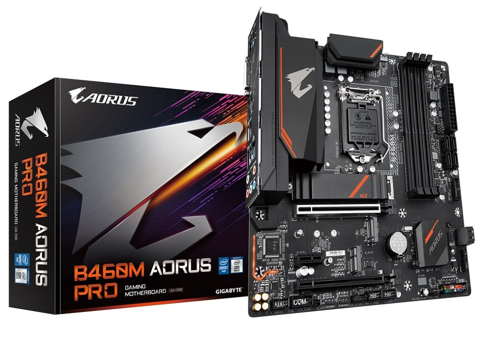 Płyta główna GIGABYTE B460M Aorus Pro procesory Intel do dysków SSD