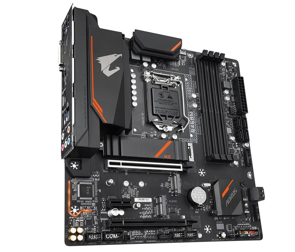 Płyta główna GIGABYTE B460M Aorus Pro Slot PCle dyski SSD Intel Optane