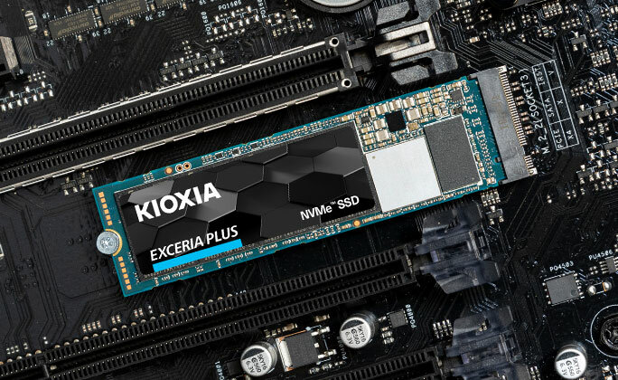 Dysk KIOXIA Exceria Plus 1TB SSD - niewielkie wymiary niska masa 40 gram złącze PCI Express
