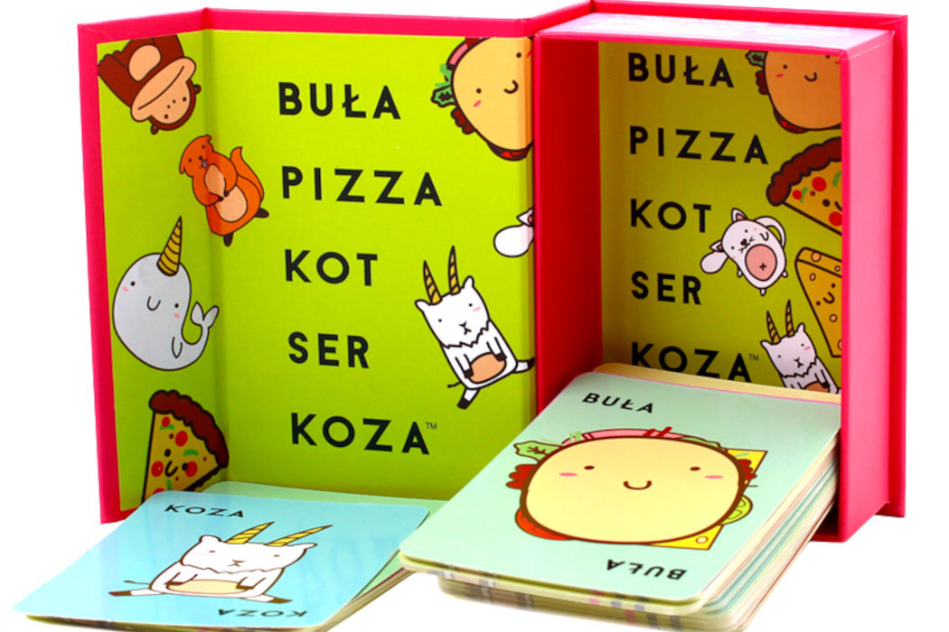Gra karciana REBEL Buła, Pizza, Kot, Ser, Koza 113829 dynamika głośność śmiech