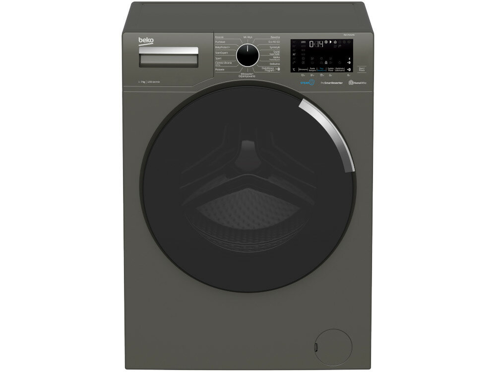 Pralka BEKO PWUV7646XME wywazanie wsadu wyglad front