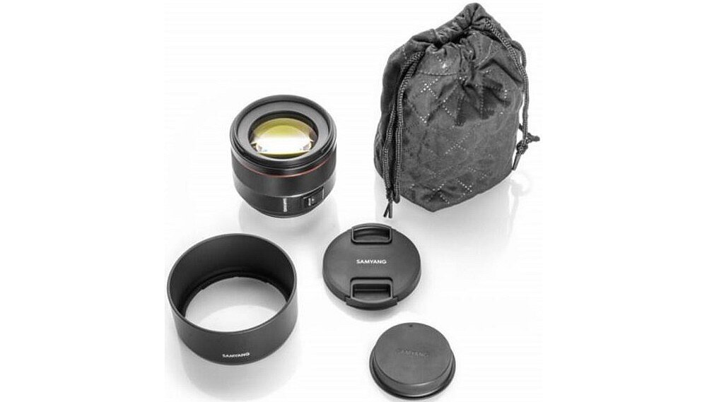 Obiektyw SAMYANG  85 mm f-1.4 AF  zestaw