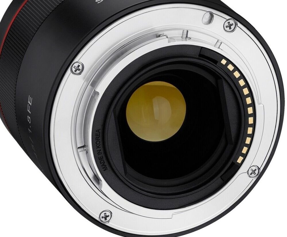 Obiektyw SAMYANG 45 mm f-1.8 Sony FE ogniskowa przysłona ostrość pierścienie optyka soczewki powłoki montaż bagnet światło jasność zoom filtry waga silnik stabilizacja