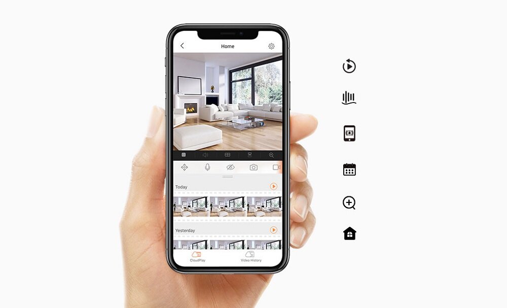 Kamera EZVIZ C3X - Aplikacja