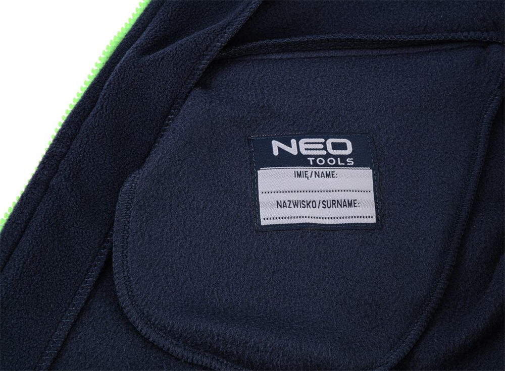 Polar roboczy NEO TOOLS 81-506-L (rozmiar L) Indywidualne oznaczenie Personalizacja podpisanie odzieży