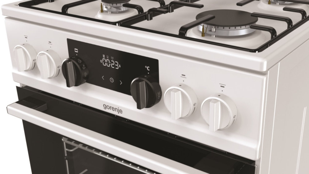 Kuchnia GORENJE MEK512W - Sterowanie palnikami